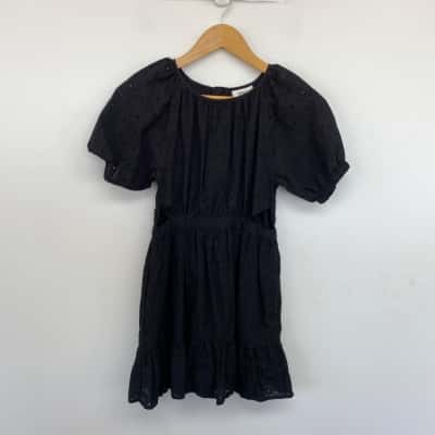 Seed Teen Black Short SLeeve Dress  Size 12 