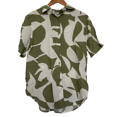 Billy j Size 6 Green / White Shirt 