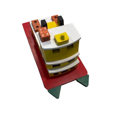 Wooden Ferry Boat Toy "SIRIUS" with Passengers | Sydney Harbour Style