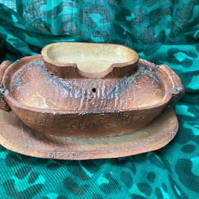 Japanese Roku Cooking Vessel With Tray