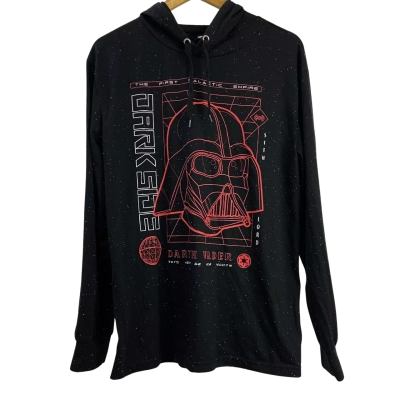  Star Wars Darth Vader Mens Hoodie - Size: One Size - Black  