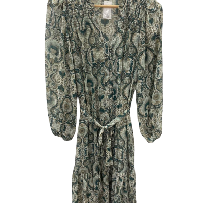 Dotti Womens  Size 10 Green long sleeve dress