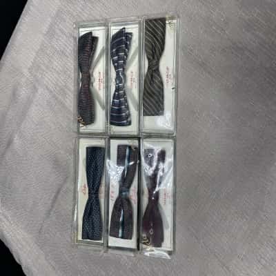 LIDO Australia - vintage Bow Ties - set of six - 1940/50's era