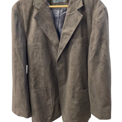 La Cabana Mens  Size L Blazer Black  / Brown 
