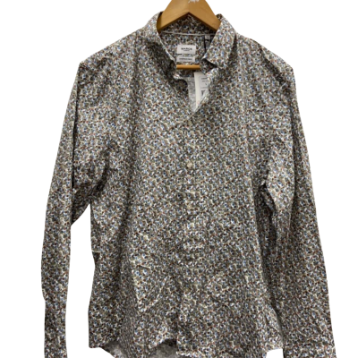Marcs Mens Size L Long Sleeve Shirt Multicoloured RRP $139.95 