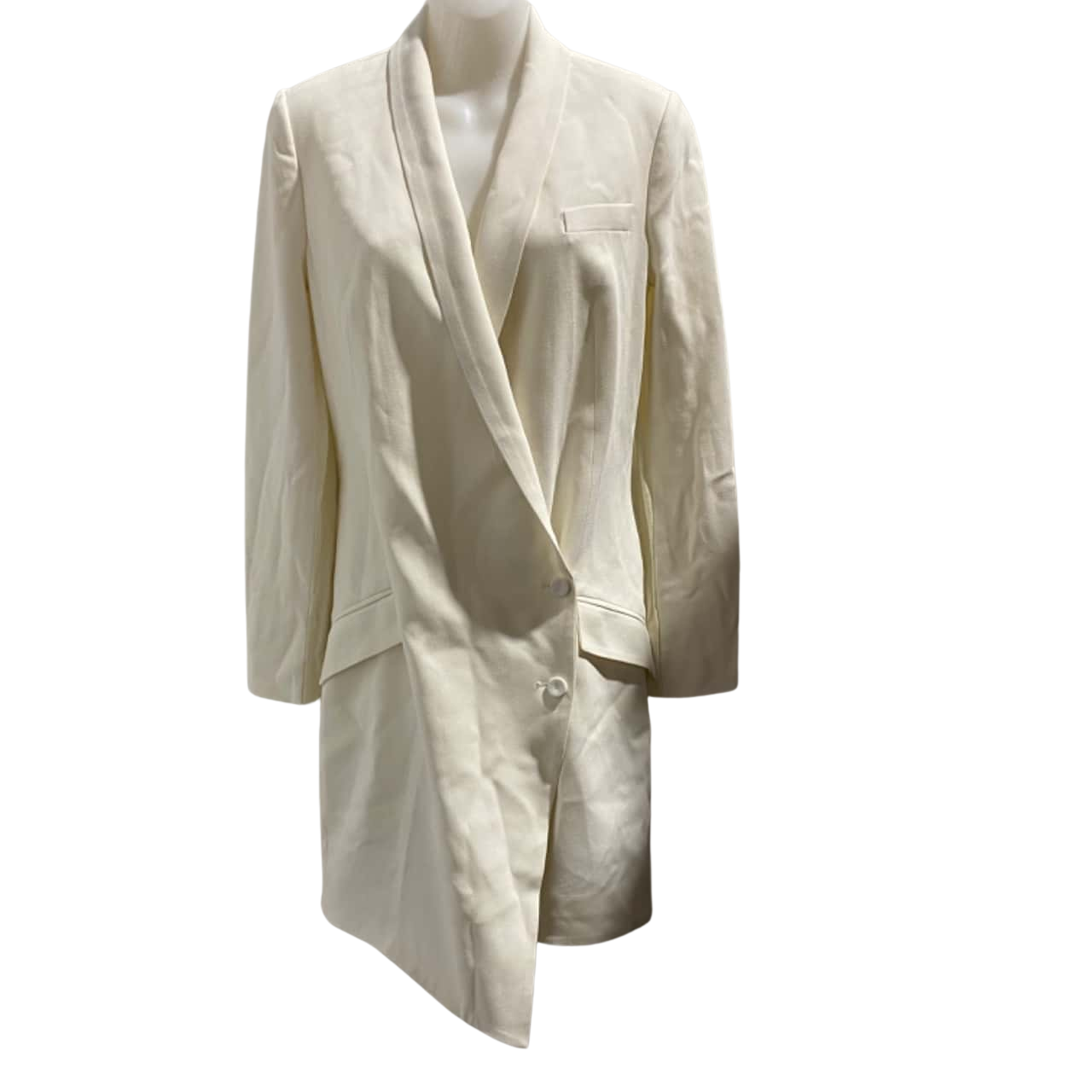 Haute Hippie. Womens Size 8. Vintage Ivory coat dress styled as a