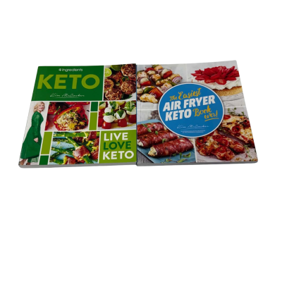 2x Keto 4 ingredients and air fryer books