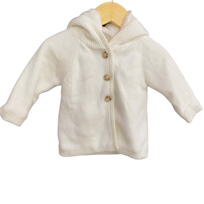 Seed Kids  Size 00 3-6 Months Jacket White 