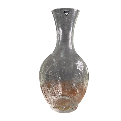 Orrefors - Sweden - Clear Glass - "Eden" - Vintage Carafe Flower Vase
