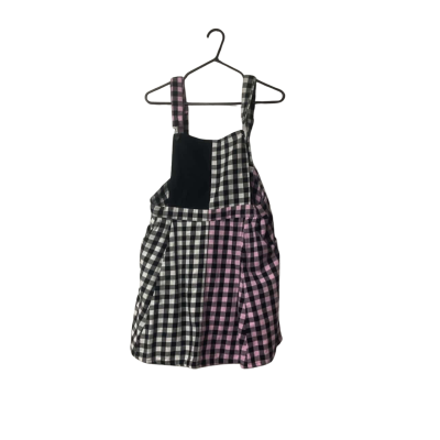 Women’s Black Friday  Size 16 Pinafore Black  / Checked / Pink  / White 
