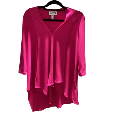 Womens Joseph Ribkoff Pink 3/4 Sleeve Stretch Fabric Swing Top   NWOT