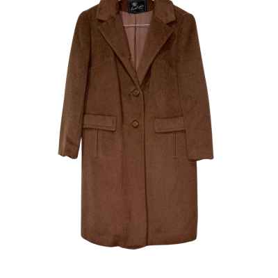 Vintage 1970s Leon Cutler mo hair/wool coat size 8