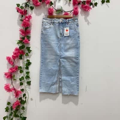 Decjuba Kids  Size M Denim Skirt Blue 