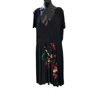 City Chic Womens  Size M Casual Dress Black  