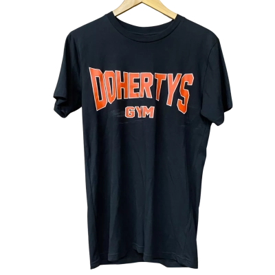 BNWT Doherty's Gym Mens Size S Black 30th Anniversary T-Shirt