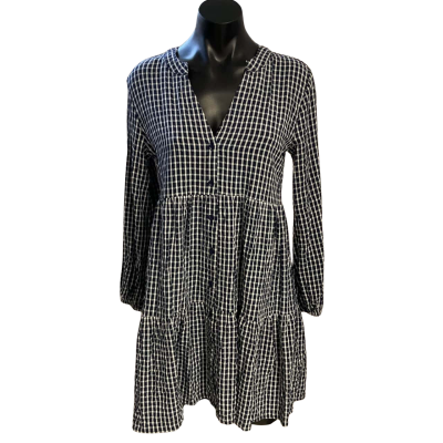 Grace&Co Womens  Size 8 Blue / Checked / Navy Blue / White 