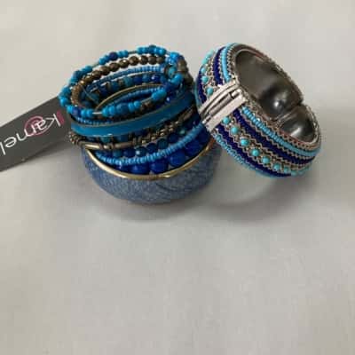 Women’s Blue Bracelets Set Of 2 