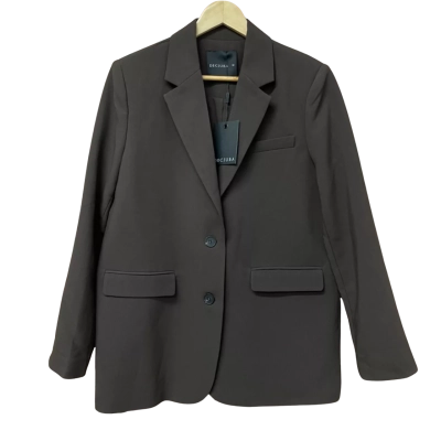 BNWT Decjuba Womens Size 10 Blazer Brown 