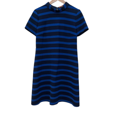 Hugo Boss Womens Cocktail Dress Black  / Blue / Navy Blue 