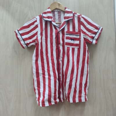 Peter Alexander Kids Size 14 Sleepwear Red / Striped / White (9)