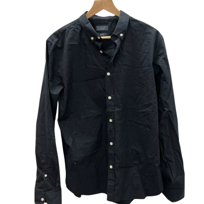 Academy Brand Mens  Size L Long Sleeve Shirt Black  