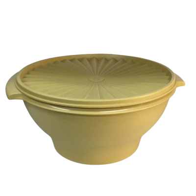 Vintage Tupperware Round Container Approx 25 x 13 cm