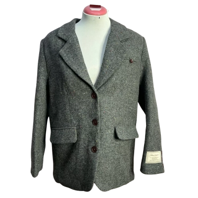Rc-dailyart Womens  Size S Blazer Grey / Pattern 