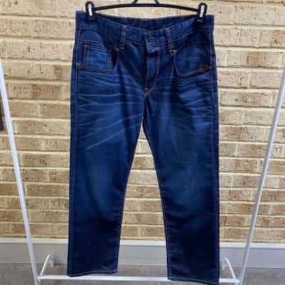 G-Star Raw Mens loose fit blue jeans Size 32 