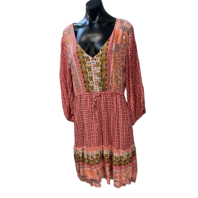  Grace &co   Size 14 Babydoll Dress Multicoloured 