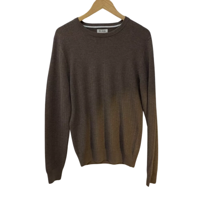 Blaq Mens  Size S Jumper Brown 