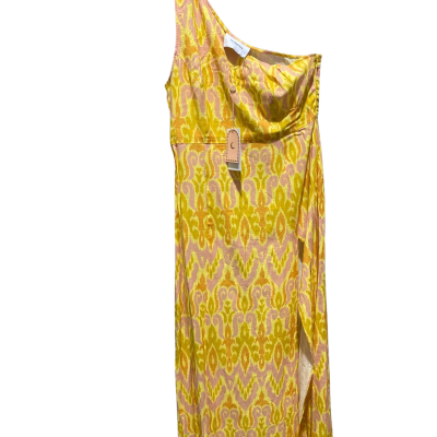 The Wolf Gang Womens  Size L Maxi Dress Orange / Peach / Yellow 
