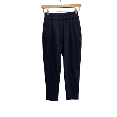 Bassike Womens  Size 0 Cropped Pants Black  