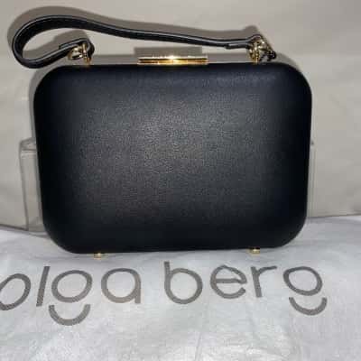 Women's OLGA BERG Clutch / Evening Bag in Black  and gold