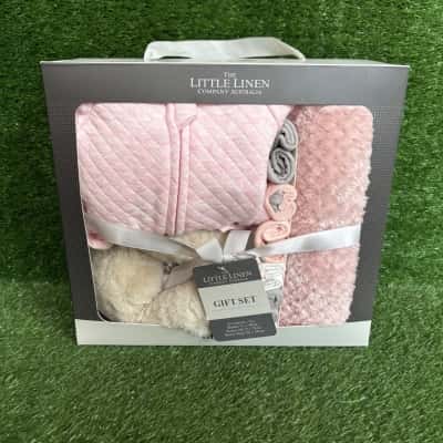 The Little Linen Company Boxed Gift Set - Harvest Bunny (New)