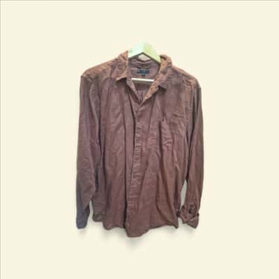Target Mens  Size XXL Long Sleeve Top Brown 