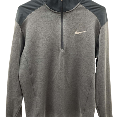 Nike Mens  Size M Pullover / Quarter Zip Jumper Black  / Grey 