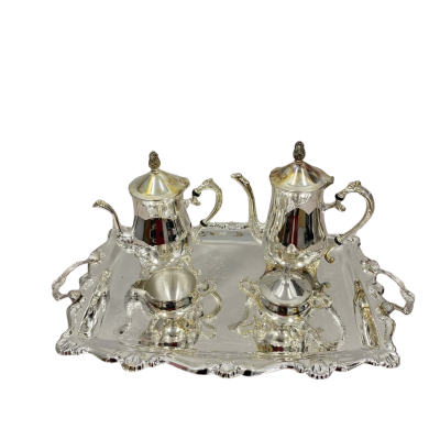 Silver Plated Coffee And Tea Set 