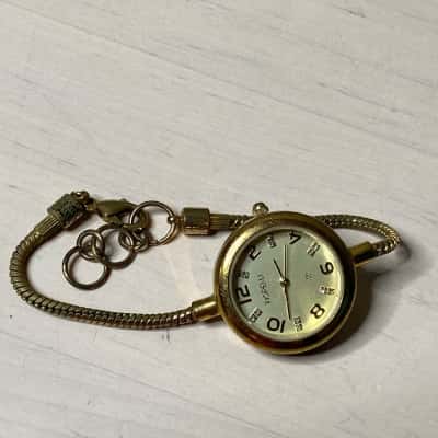 Fiorelli Gold Tone Bangle Watch 