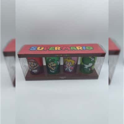 Nintendo Super Mario Set of 4 Glasses.