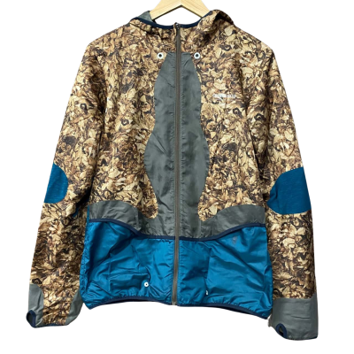 Nike x Undercover Lab Size M Gyakusou Green/Grey/Brown Leaf Print Jacket 