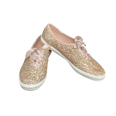 Kate Spade Womens  Size 38  Sequinned Keds Sneakers Pink  