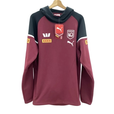  Mens  Size L Hoodie Maroons BNWT RRP$110