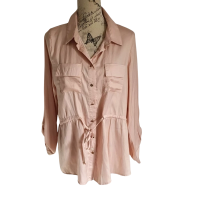 Table Eight Womens  Size 16 Long Sleeve Top Rose Gold BNWT