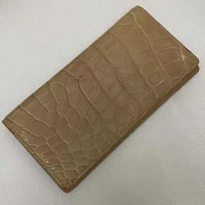 SALTWATER CROCODILE Leather Purse