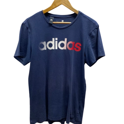 Adidas Mens Navy Blue T Shirt Size M 