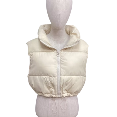 Stradivarius Womens  Size M Padded Jacket Beige 