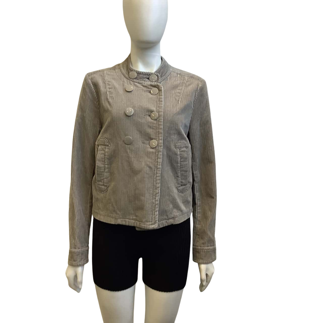 Witchery Womens Size 12 Corduroy Jacket Taupe