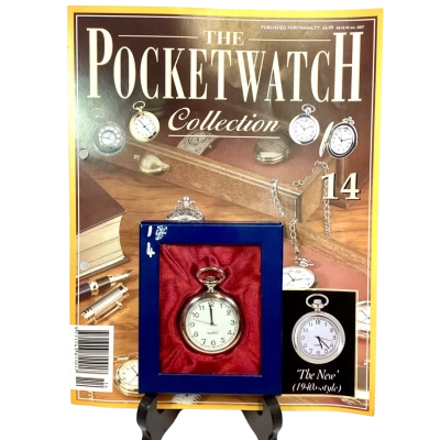 ‘The New’ (1940s-style) #14 Silver Hachette Pocket Watch