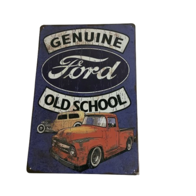 Brand New Genuine Old School Ford Metal Man Cave Aussie Car Sign #2270-1-pp