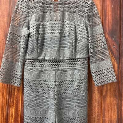Bardot   Size 12 Playsuit Dusty  Blue new 